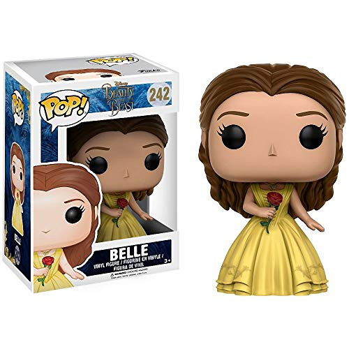 Belle- Beauty and The Beast x Funko POP Disney Vinyl Figure and 1 POP Compatible PET Plastic Graphical Protector Bundle -242 - 11564 - B- Belle- Beauty and The Beast x Funko POP Disney Vinyl Figure and 1 POP Compatible PET Plastic Graphical Protector Bundle -242 - 11564 - B-