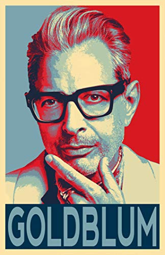 NLopezArt Jeff Goldblum Illustration 3 - Jurassic Park Ian Malcolm Pop Art Home Decor Poster Print -11x17 Inches- -11x17 inches-