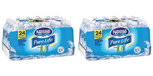 Nestle 101264CT Pure Life Purified Water 16.9 oz Bottle 24-Carton Pack of 2