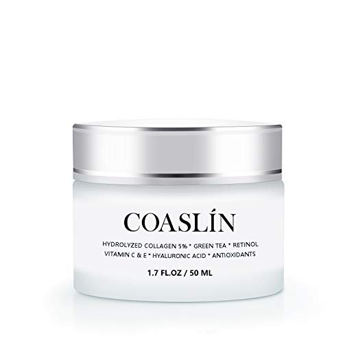 COASLIN Retinol Face Moisturizer Cream Anti Aging with Retinol Vitamin C and E and Hyaluronic Acid 1.7 FL.OZ COASLIN Retinol Face Moisturizer Cream Anti Aging with Retinol Vitamin C and E and Hyaluronic Acid 1.7 FL.OZ