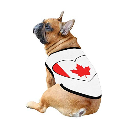 I Love Canada Dog t-Shirt Dog Gift Dog Tank top Dog Shirt Dog Clothes Gift 7 Sizes XS to 3XL Canadian Flag Canadian Heart White I Love Canada Dog t-Shirt Dog Gift Dog Tank top Dog Shirt Dog Clothes Gift 7 Sizes XS to 3XL Canadian Flag Canadian Heart White