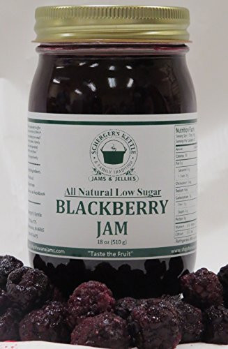 Blackberry Jam All Natural-Low Sugar 18 oz