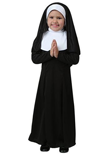 Toddler Nun Costume Girl's Nun Outfit for Toddlers 18 Months Black