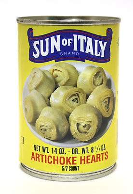 Sun Of Italy Artichokes in Water 14 oz