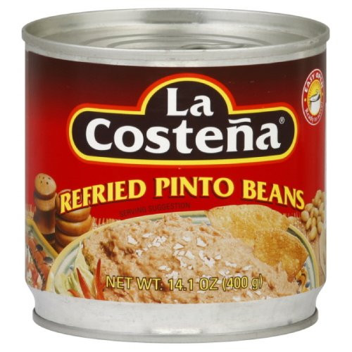 La Costena Refried Pinto Beans 14.1000-ounces -Pack of12-