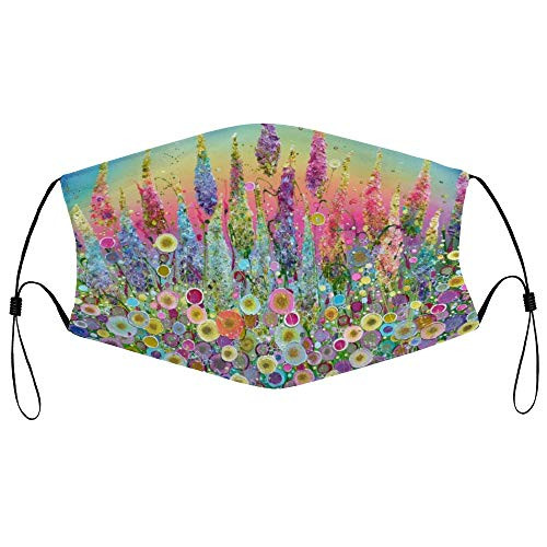 Roupaze Unisex Face Mask Flower Artist Face Mouth Cover Balaclavas Bandana for Adults with 16 Filter Roupaze Unisex Face Mask Flower Artist Face Mouth Cover Balaclavas Bandana for Adults with 16 Filter