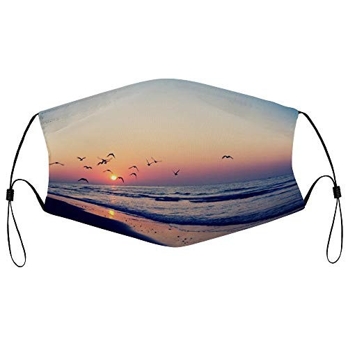 Roupaze Unisex Face Mask Summer Beach Face Mouth Cover Balaclavas Bandana for Adults with 16 Filter Roupaze Unisex Face Mask Summer Beach Face Mouth Cover Balaclavas Bandana for Adults with 16 Filter