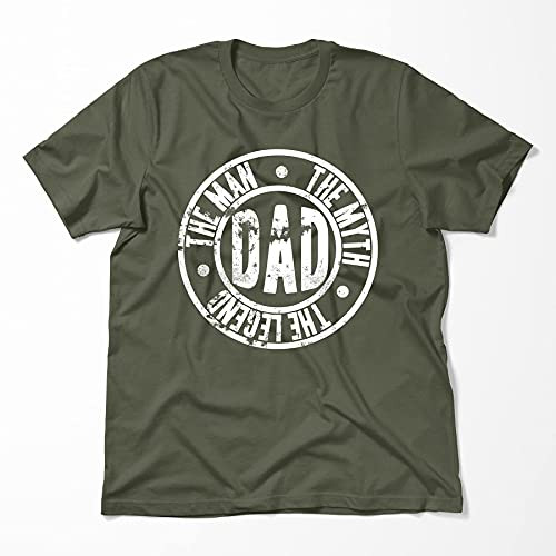 The Man the myth the legend Father Tshirt Fathers Day Gift for him Tshirt for Dad -L-
