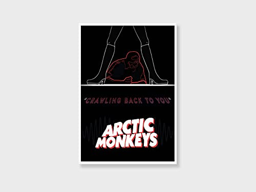Arctic Monkeys Poster - Arctic Monkeys Print - Music Poster - alex turner poster - Music Art - Music Print - Wall Art - Arctic Monkeys Rock Band -Small -11x14 inches--
