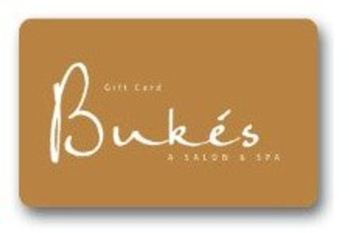 Bukes Salon Spa Gift Card -25- Bukes Salon Spa Gift Card -25-