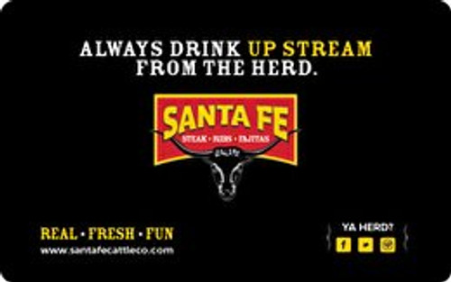 Santa Fe Cattle Co. Gift Card -25-