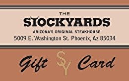 The Stockyards Steakhouse Gift Card -25-