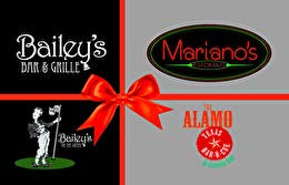 Bailey's Bar  and  Grille Gift Card -25-