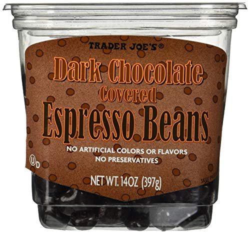 Trader Joe's Dark Chocolate Covered Espresso Beans 14 oz. 3 Pack
