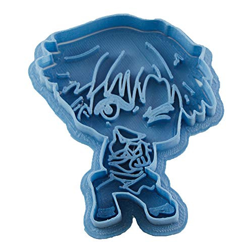 cuticuter JJ Yuri on Ice Cookie Cutter Blue 8 x 7 x 1.5 cm