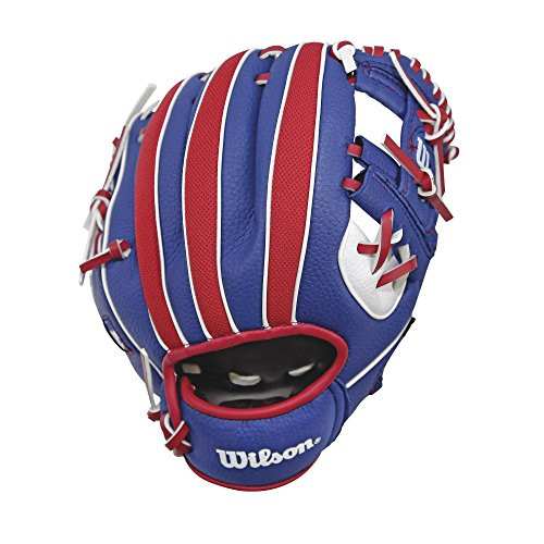 Wilson A200 MLB Logo T-Ball Baseball Glove Right Hand 10"