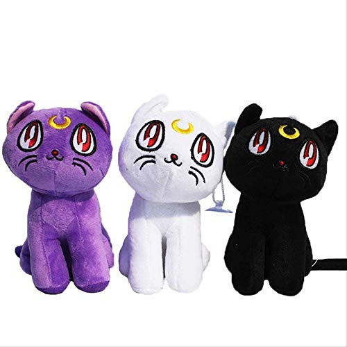 Detazhi 18cm 3pcs-Set Plush Toy Sailor Moon Cat Luna Artemis Cotton Stuffed Animals Plush Doll Soft Toys for Kids Detazhi 18cm 3pcs-Set Plush Toy Sailor Moon Cat Luna Artemis Cotton Stuffed Animals Plush Doll Soft Toys for Kids