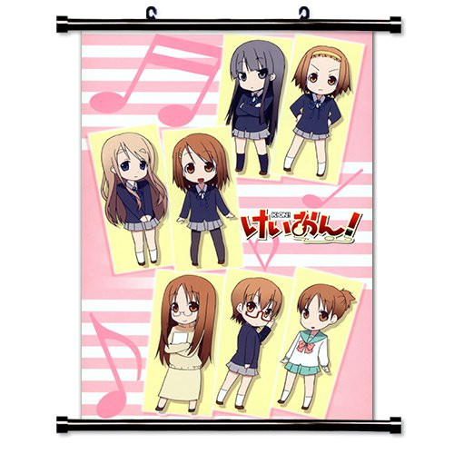 K-On Anime Fabric Wall Scroll Poster -16" x 23"- Inches. -WP--K-On-56