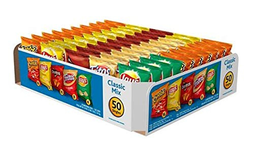 50 Count Lay's Cheetos Fritos and Doritos 1 oz Classic Mix -50 Classic Variety-Mix..-