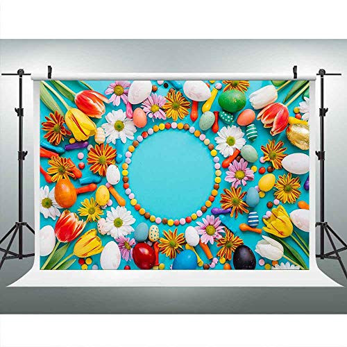 Easter Eggs Photography Backdrop, 9x6ft, Tulip Flowers Background, for Easter Party Photo Studio Props LUZZ139 Easter Eggs Photography Backdrop, 9x6ft, Tulip Flowers Background, for Easter Party Photo Studio Props LUZZ139