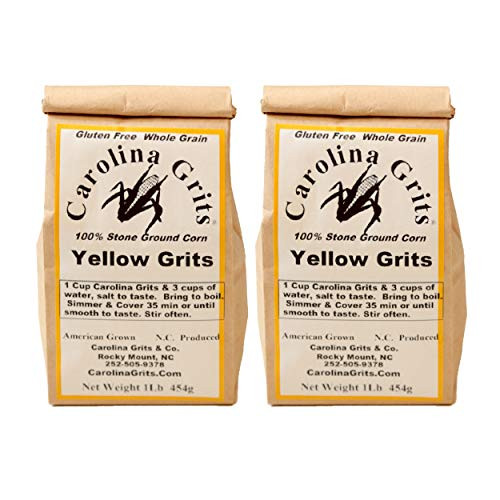 Carolina Grits Company Traditionally Stone Ground Yellow Grits 2 Packs Carolina Grits Company Traditionally Stone Ground Yellow Grits 2 Packs