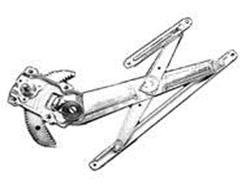 749-829 69801-89117 Well Auto Window Regulator compatible with 89-95 Toyota Pickup 90-93 4Runner W-O Vent Window Front Right Passenger Side