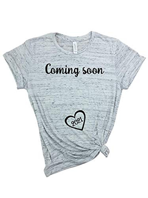 Coming Soon 2021 - Pregnancy Shirt Mom to Be Pregnancy Reveal New Mom Shirt Pregnancy Announcement Shirt Est 2021