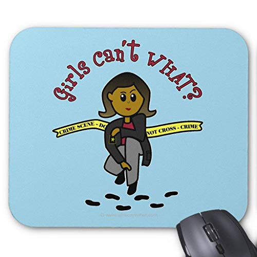 Dark Csi Girl Mouse Pad 18×22 cm