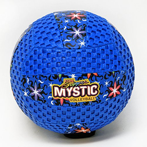 fun gripper -Mystic 8.5" Volleyball -Blue- -Indoor -Outdoor- Sting Free by- Saturnian I P.E. Supplier