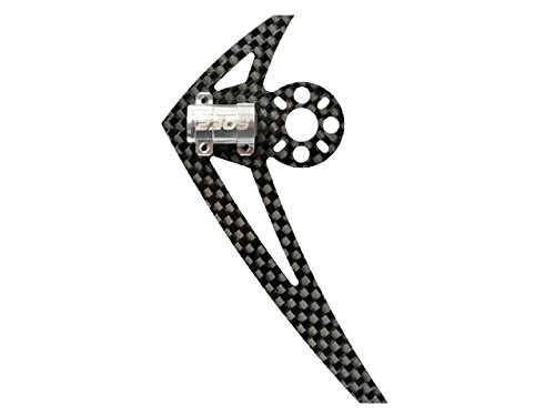 Microheli AL-Carbon Fiber Light Weight Tail Motor Mount w- Fin G Set - Blade 200S-230S-V2-250CFX