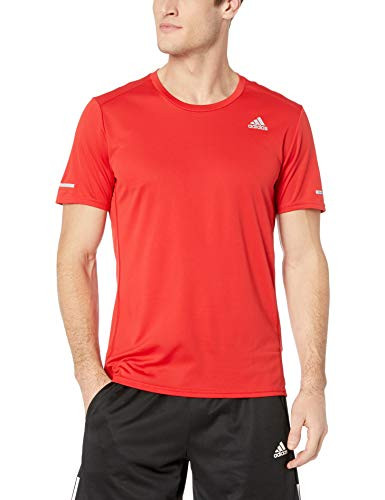 adidas Men's Running Run Tee, Scarlet, X-Large