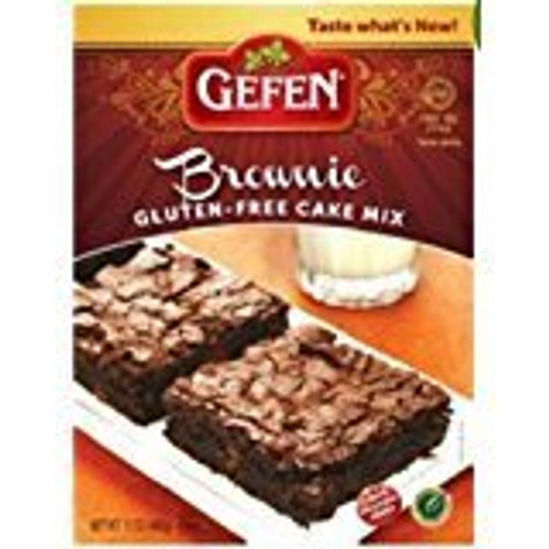 Gefen Brownie Cake Mix Gluten Free Kosher For Passover 14 oz. Pack of 3. Gefen Brownie Cake Mix Gluten Free Kosher For Passover 14 oz. Pack of 3.