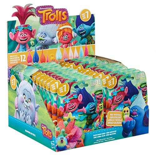 Set of 3- DreamWorks Trolls Surprise Mini Figure Series 3 - Inspired by the DreamWorks Trolls Animated Movie.