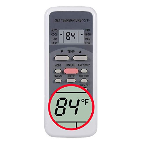 CHOUBENBEN Compatible with DiamondAir Goodman Air Conditioner Remote Control 13-17 SEER UL-R51M-E Display in Fahrenheit and Celsius