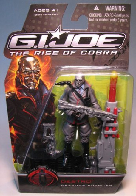 G.I. Joe The Rise of Cobra 3 3-4" Action Figure Destro -Weapons Supplier-