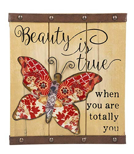 Ganz Beauty is True When You are Totally You Wall Plaque