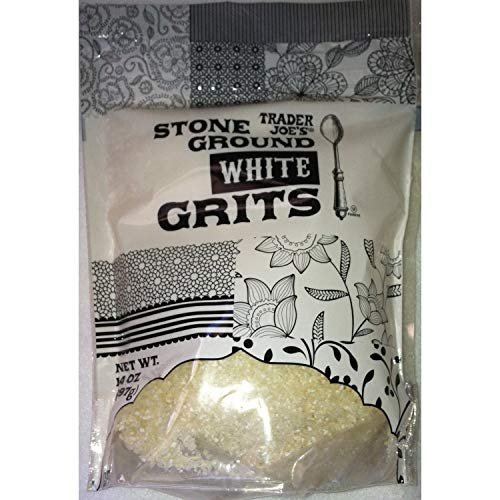 Trader Joe's Stone Ground White Grits -14 Ounces- Set of 4