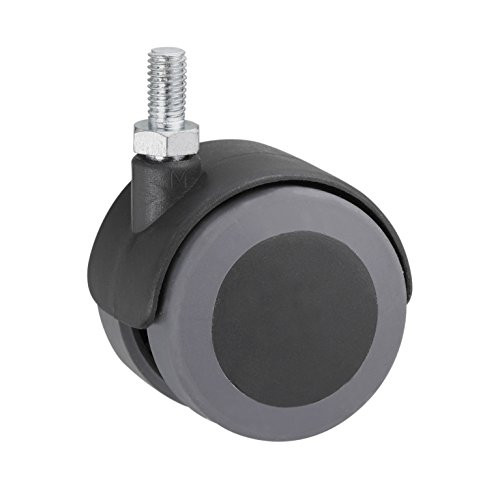 Metafranc 800330 Double Roller Diameter 50 mm Screw TPR -thermoplastic Rubber- Plain Bearing Ø