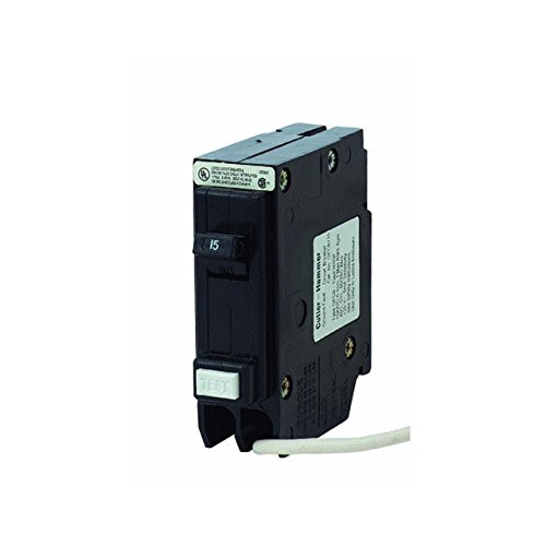 Eaton Corporation GFCB115CS Single Pole Ground Fault Interrupter Circuit Breaker 120V 15-Amp
