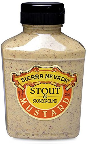 Sierra Nevada Stout  and  Stoneground Mustard 9 oz Sqz -3 Pack-