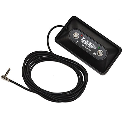 HQRP 2-Button Guitar Amp Footswitch for Marshall P802 - PEDL-91003 fits SV100RH amps