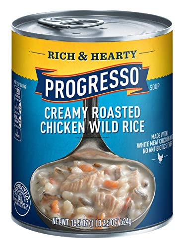 Progresso Rich  and  Hearty Soup - Creamy Chicken  and  Wild Rice - 18.5 oz - 2 Pack