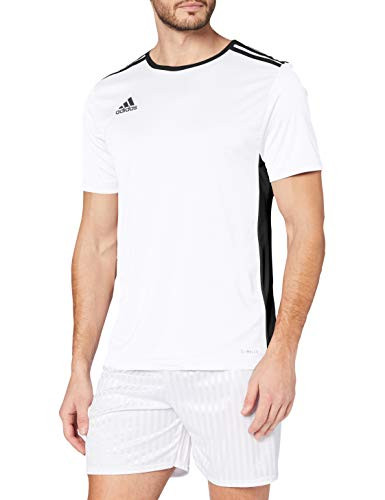 adidas Entrada 18 Jersey - Adult - White-Black - M