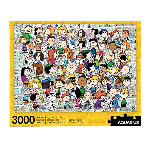 AQUARIUS Peanuts Cast Puzzle -3000 Piece Jigsaw Puzzle- - Officially Licensed Peanuts Merchandise and Collectibles - Precision Fit - Virtually No Puzzle Dust - 32 x 45 Inches Multicolor -68516- AQUARIUS Peanuts Cast Puzzle -3000 Piece Jigsaw Puzzle- - Officially Licensed Peanuts Merchandise and Collectibles - Precision Fit - Virtually No Puzzle Dust - 32 x 45 Inches Multicolor -68516-