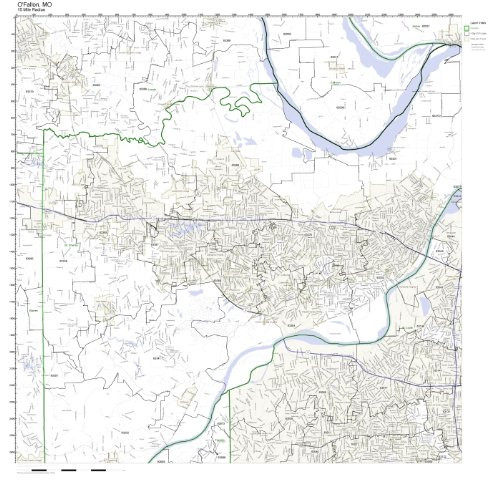 O'Fallon MO ZIP Code Map Not Laminated