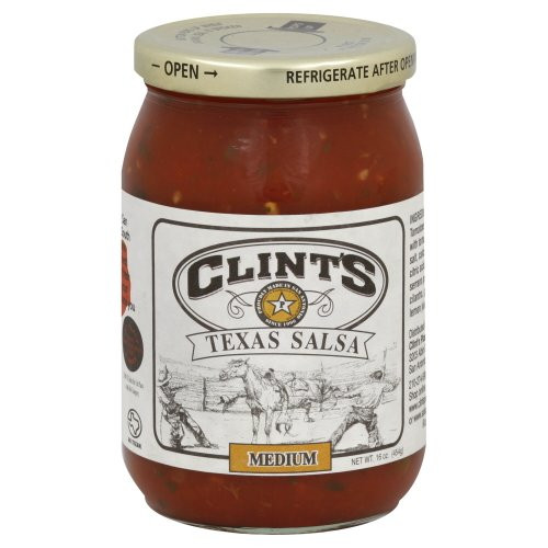Clints Texas Medium Salsa 16.0 OZ -Pack of 3-