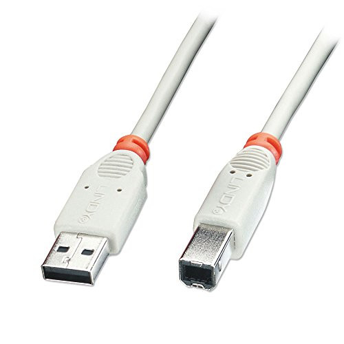 LINDY 5 m Type A to B USB 2.0 Cable - Grey