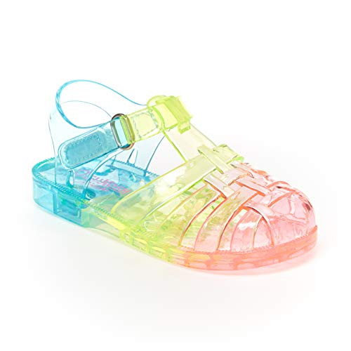 OshKosh B'Gosh Girls Marie Jelly Sandal Multi 10 Wide Toddler