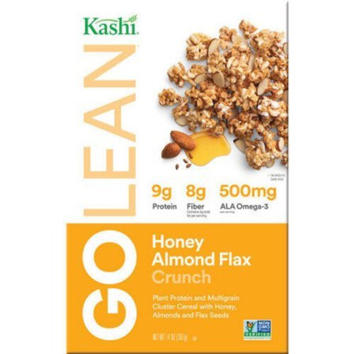 Kashi GOLEAN Crunch Cereal Honey Almond Flax 14-Ounce Boxes -Pack of 3- Kashi GOLEAN Crunch Cereal Honey Almond Flax 14-Ounce Boxes -Pack of 3-