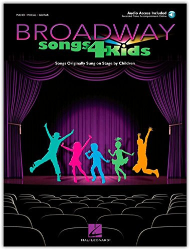 Hal Leonard Broadway Songs for Kids -Book-Online Audio-